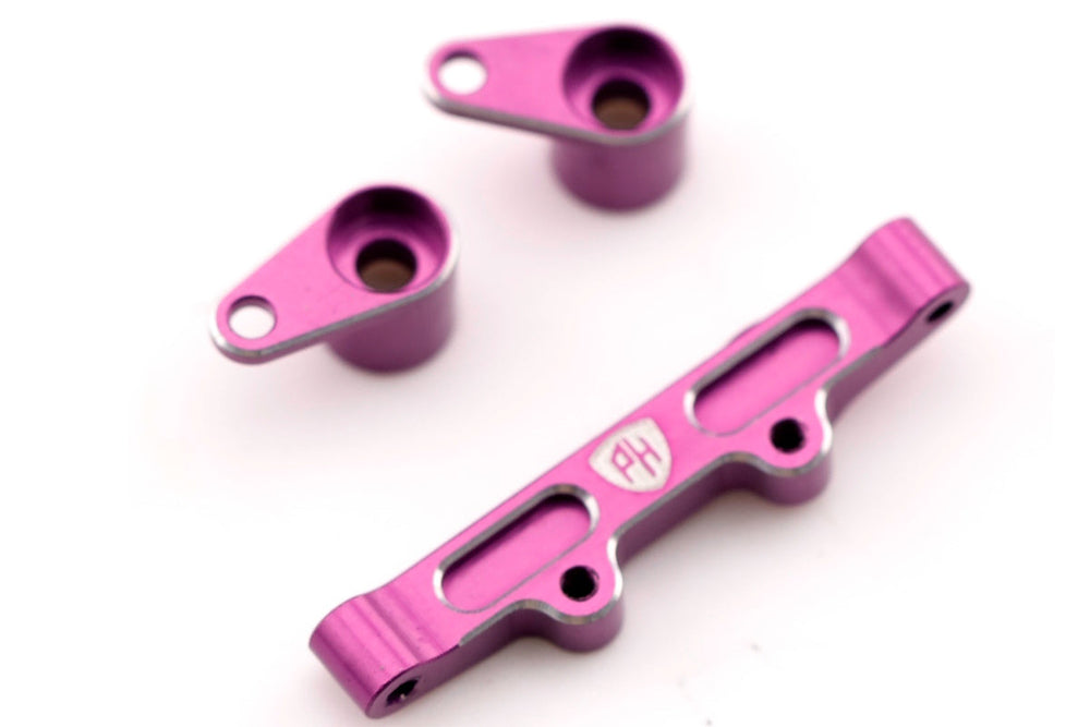 Powerhobby Losi Micro-B Aluminum Bellcrank Steering Purple