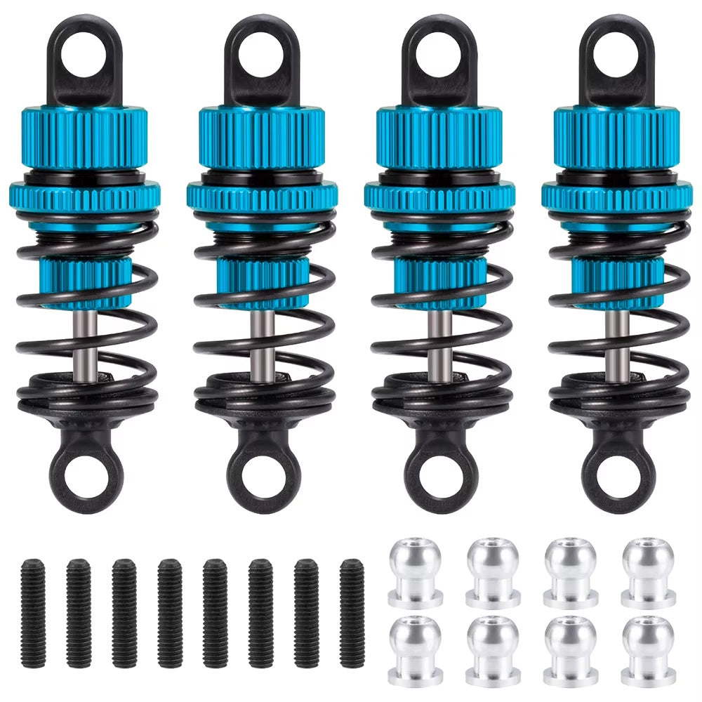 Powerhobby Aluminum 50MM Shocks Blue (4) 1/10 Touring Car