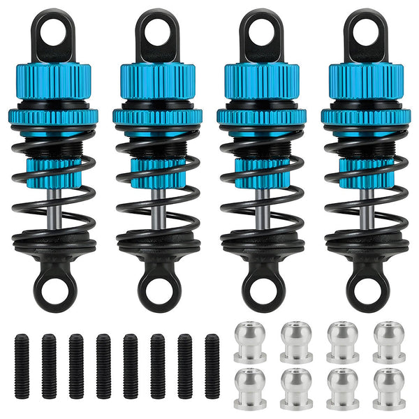 Powerhobby Aluminum 50MM Shocks Blue (4) 1/10 Touring Car