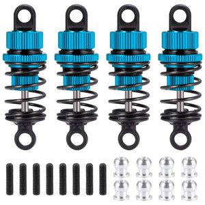 Powerhobby Aluminum 52MM Shocks Blue (4) 1/10 Touring Car