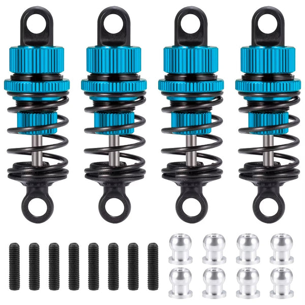 Powerhobby Aluminum 52MM Shocks Blue (4) 1/10 Touring Car