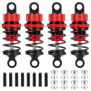 Powerhobby Aluminum 52MM Shocks Red (4) 1/10 Touring Car