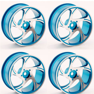 Powerhobby Aluminum 1/10 Touring Car Wheels / Rims (4) 12mm Hex B