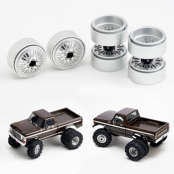 Powerhobby Aluminum Beadlock Wheels High Trial 3.1 (4) FOR Traxxas TRX-4MT F-150 K10
