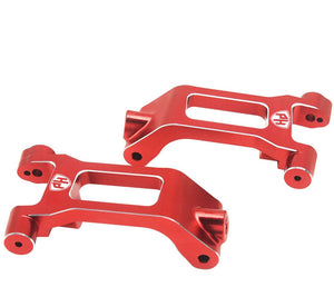 Powerhobby 7075 Aluminum Front Caster Blocks Arm Red FOR Traxxas Funco