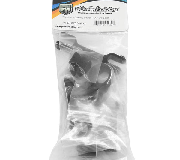 Powerhobby 7075 Aluminum Steering Belcrank Black For Traxxas Funco Sand Car