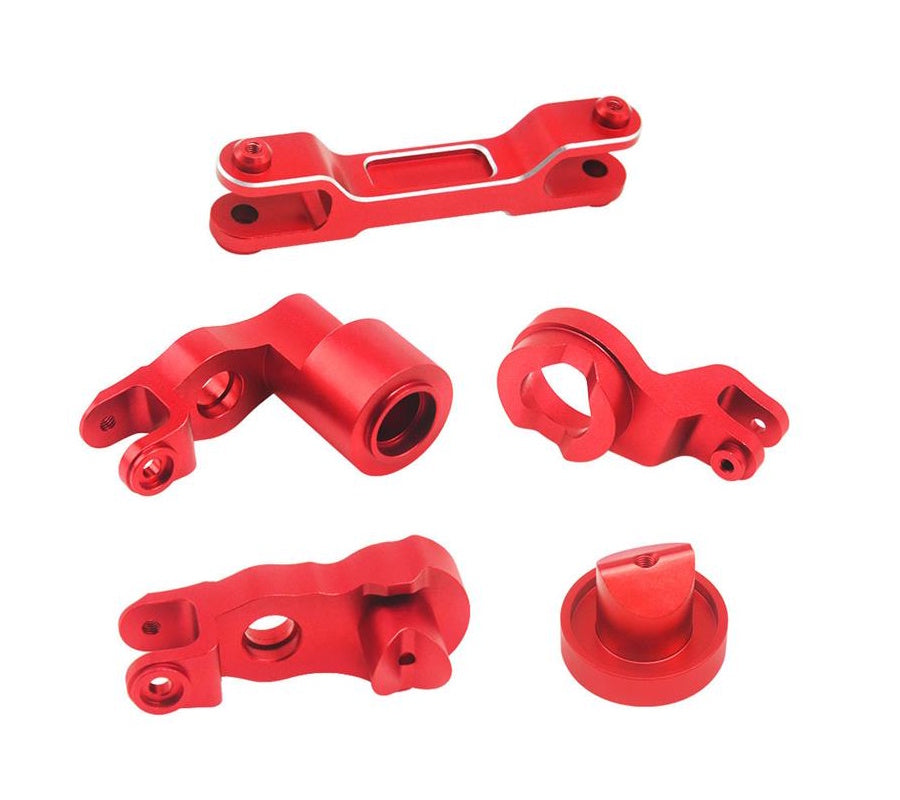 Powerhobby 7075 Aluminum Steering Belcrank Red For Traxxas Funco Sand Car