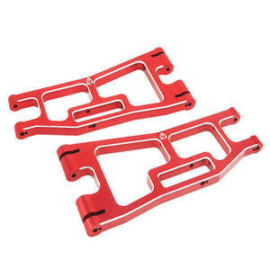 Powerhobby 7075 Aluminum Rear Lower Arms RED FOR Traxxas Funco