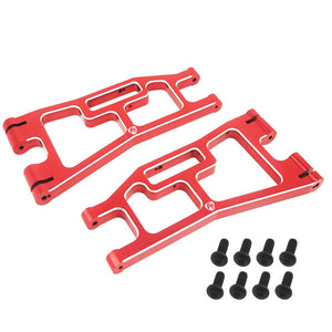 Powerhobby 7075 Aluminum Rear Lower Arms RED FOR Traxxas Funco