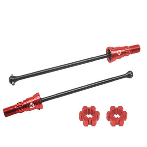 Powerhobby Metal Shaft Set +8mm RED For Traxxas Funco