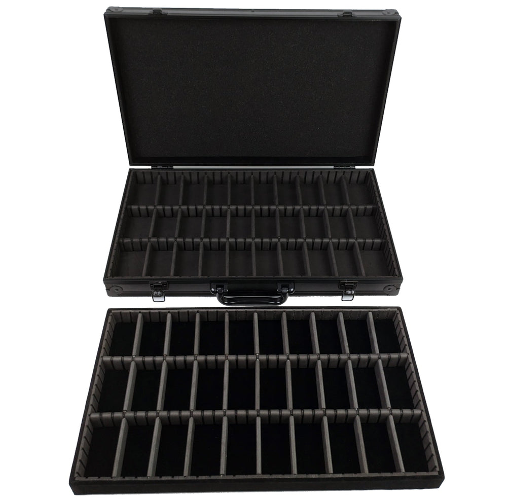 HO Slot Car Aluminum Carrying Case For AFX Auto World Tyco Aurora Fits 60 cars