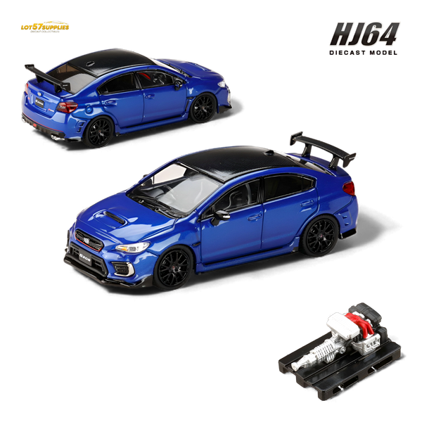 (Pre-Order) Hobby Japan Subaru S208 WR Blue Pearl 1:64