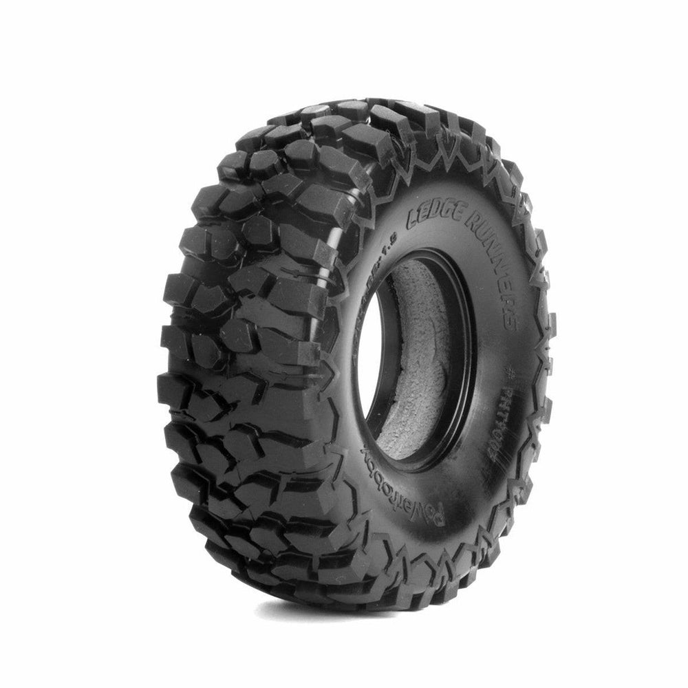 Powerhobby 1.9" Ledge Runners Ultra Soft 1/10 Rock Crawler Tires w Dual Stage Foams (2)