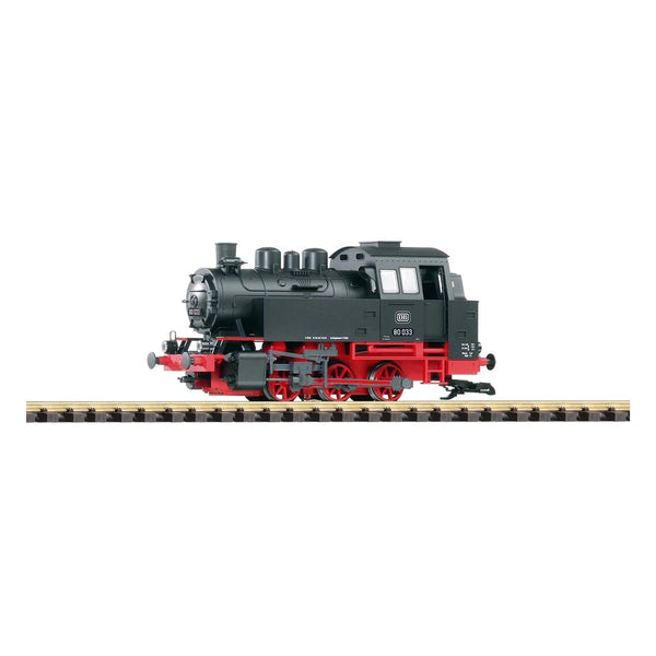 Piko 37202 G Scale DB III BR80 Steam Loco, Black/Red