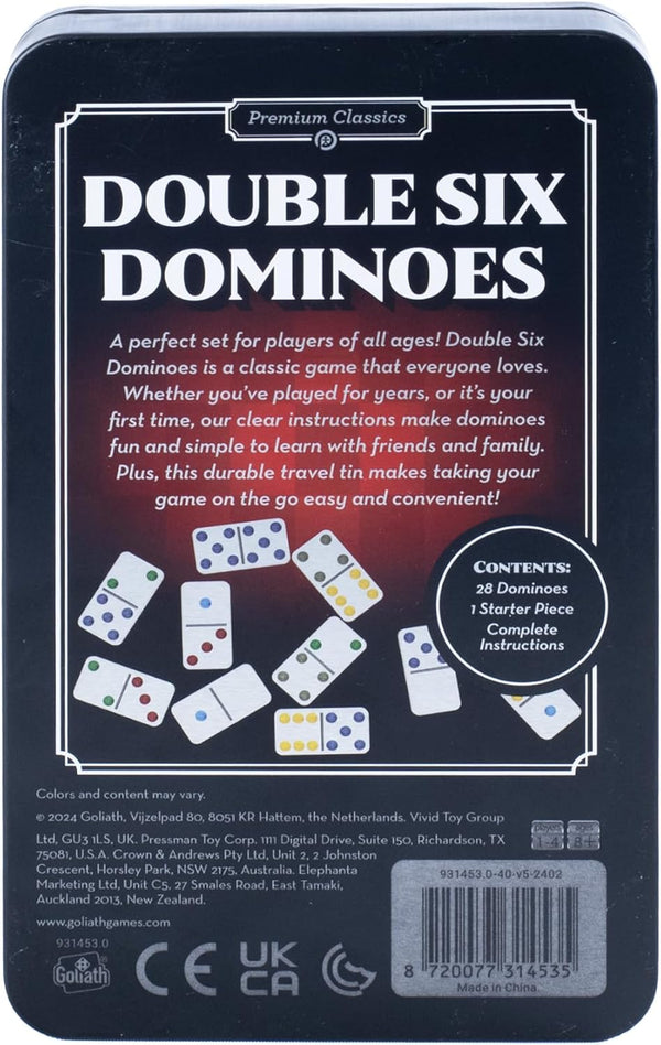 Little Shop of Magic Pressman Premium Classics: Double Six Dominoes — Board Game