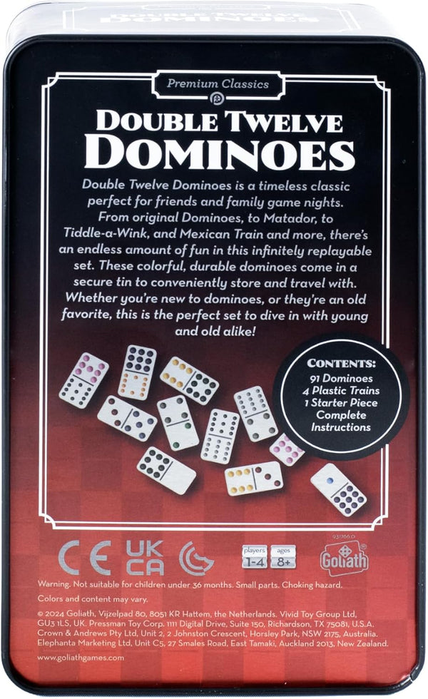 Little Shop of Magic Pressman Premium Classics: Double Twelve Dominoes — Board Game