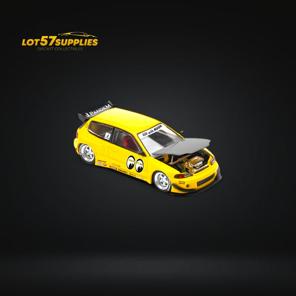 (Pre-Order) Pop Race Pandem Civic EG6 v1.5 - MOONEYES 1:64 PRE0010