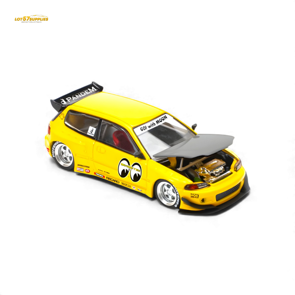 Pop Race Pandem Civic EG6 v1.5 - MOONEYES 1:64 PRE0010