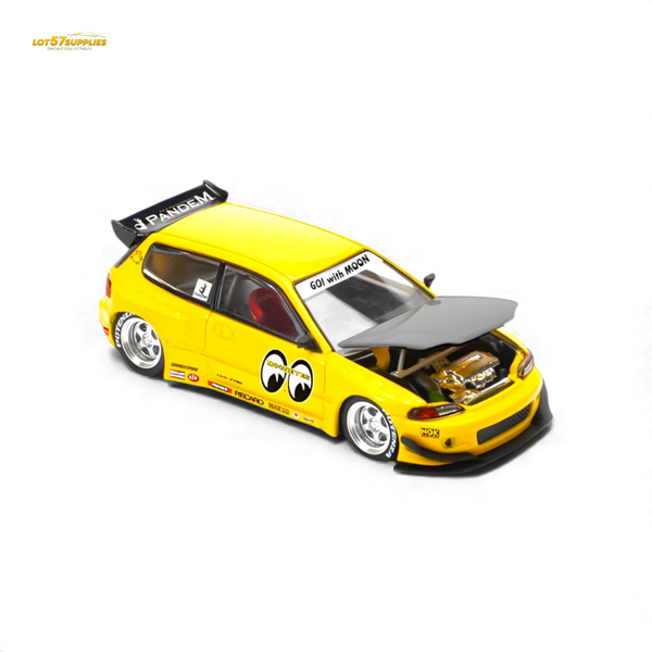 Pop Race Pandem Civic EG6 v1.5 - MOONEYES 1:64 PRE0010