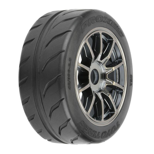 Pro-line 1/7 Toyo Proxes R888R S3 F/R 42/100 2.9" BELTED MTD 17mm Spectre (2)