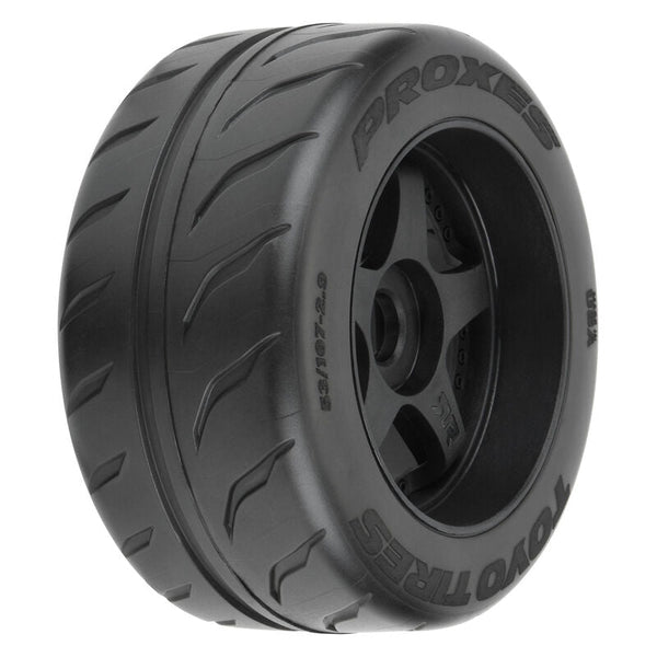 pro-Line 1/7 Toyo Proxes R888R S3 Rear 53/107 2.9" BELTED Mounted 17mm 5-Spoke (2)