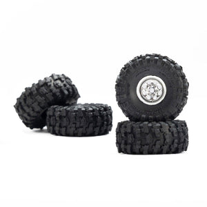 PowerHobby Pro-Line 1/30 Baja Pro X Mounted Chrome Beast Tires (4)Axial SCX30
