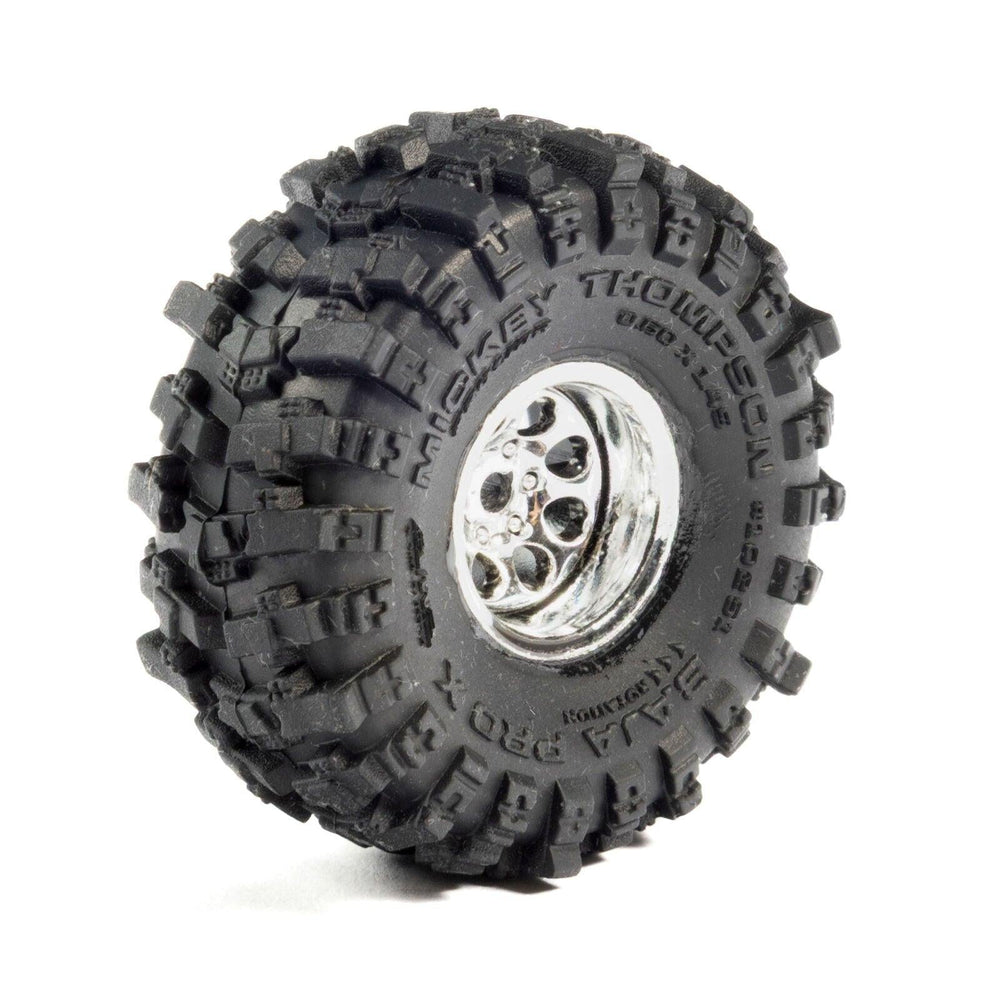 PowerHobby Pro-Line 1/30 Baja Pro X Mounted Chrome Beast Tires (4)Axial SCX30