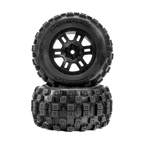 Pro-Line 1030110 Badlands F OR R Tires MTD 12mm Split Six (2): ARRMA MINI KRATON