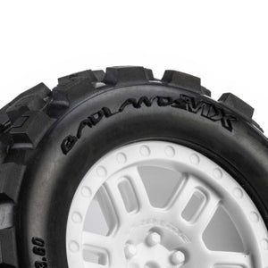 Pro-Line 1/16 Badlands MX Tires White ARRMA Mini Kraton (2)