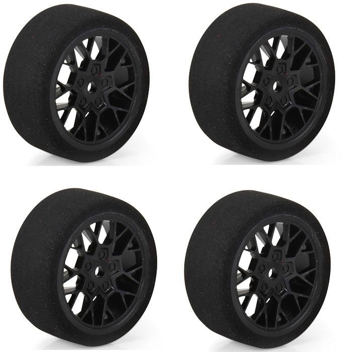 PowerHobby Pro-Line Fifty6 Foam Mounted Tires / Wheel 8mm Hex (4) Losi Nascar