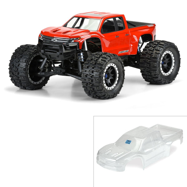 Pro-Line 1/5 Pre-Cut 2019 Chevy Silverado Z71 Trail Boss Clear Body X-MAXX