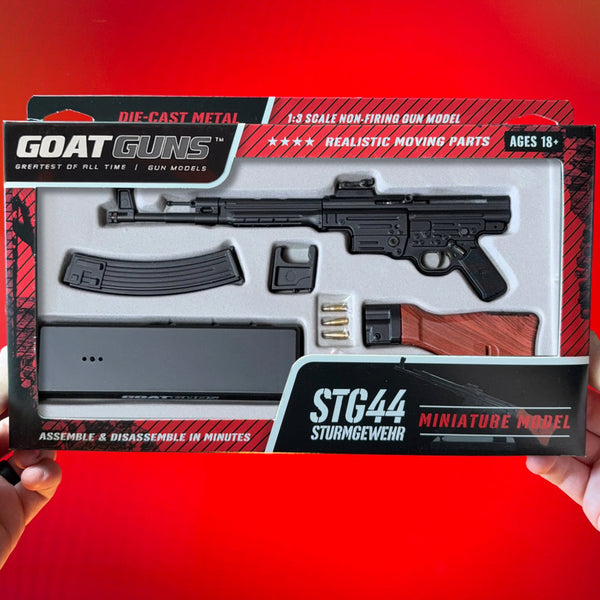 GoatGuns Miniature WW2 STG44 model Black — Diecast Replica Guns