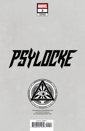 [Signed by Nathan Szerdy] Psylocke #2 Unknown Comics Nathan Szerdy Exclusive Virgin Var [IN STOCK]