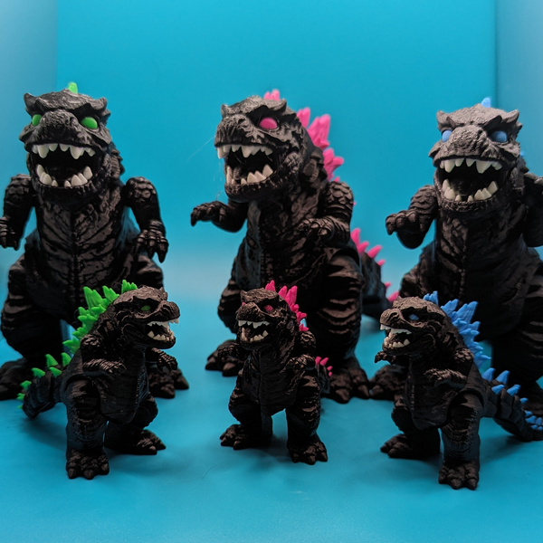 Articulating Godzilla 3D Printed Toy