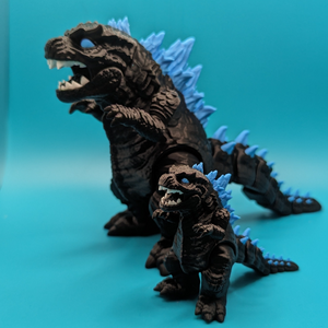 Articulating Godzilla 3D Printed Toy