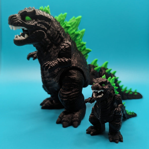 Articulating Godzilla 3D Printed Toy