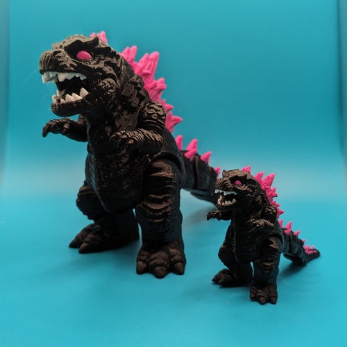 Articulating Godzilla 3D Printed Toy