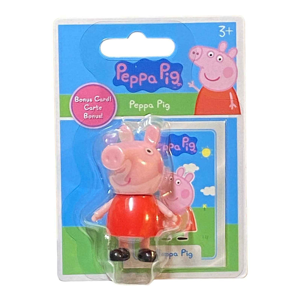 Peppa Pig Miniature Figure / Cake Topper with Bonus Card