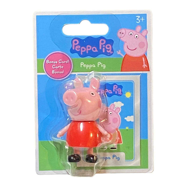 Peppa Pig Miniature Figure / Cake Topper with Bonus Card