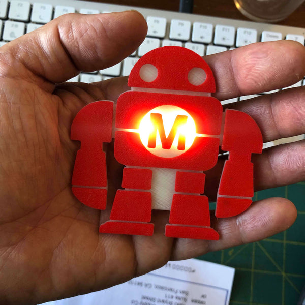 Maker Shed Makey Robot LED Glowie — Kit