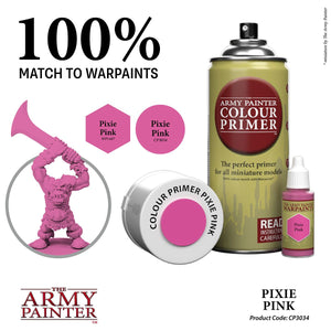 Army Painter Colour Primer: Pixie Pink - Echo Six Hobbies