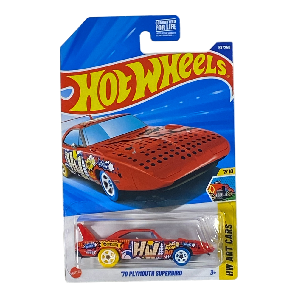 Collectors World Toys Hot Wheels '70 Plymouth Superbird | Art Cars Series 7/10