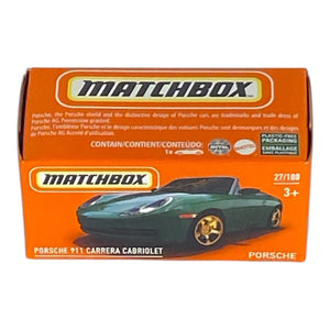 Matchbox Porsche 911 Carrera Cabriolet - Power Grabs - Matchbox Series 27/100