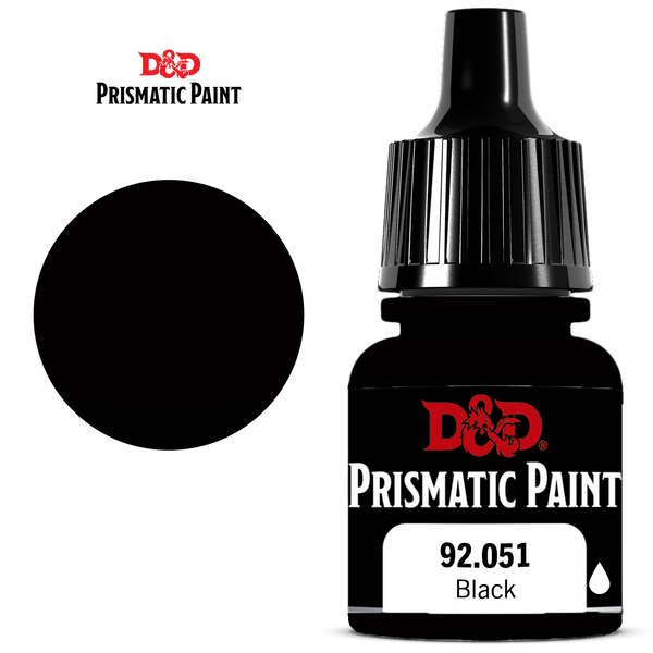Little Shop of Magic D&D Prismatic Paint: Black — Miniatures