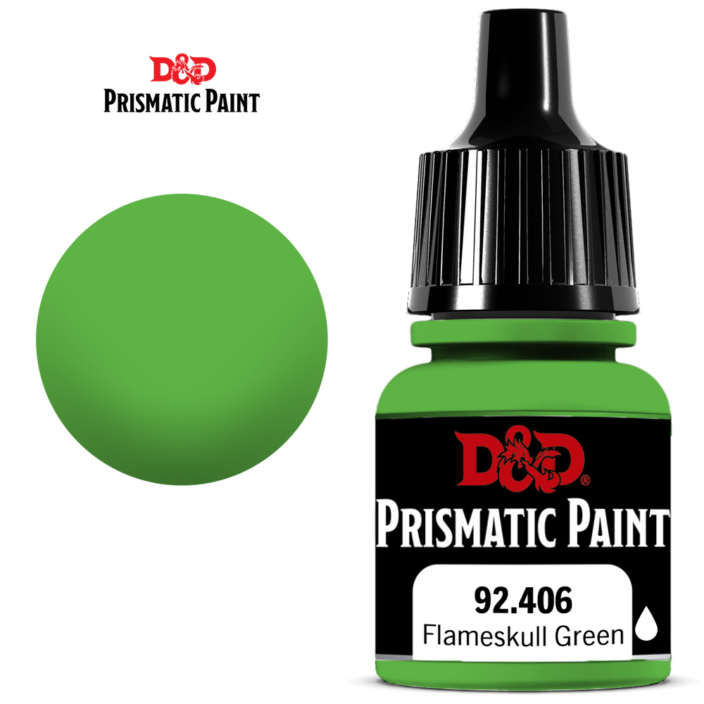 Little Shop of Magic D&D Prismatic Paint: Flameskull Green — Miniatures
