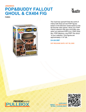 POP&BUDDY FALLOUT GHOUL & CX404 FIG