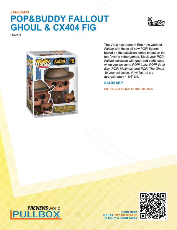 POP&BUDDY FALLOUT GHOUL & CX404 FIG