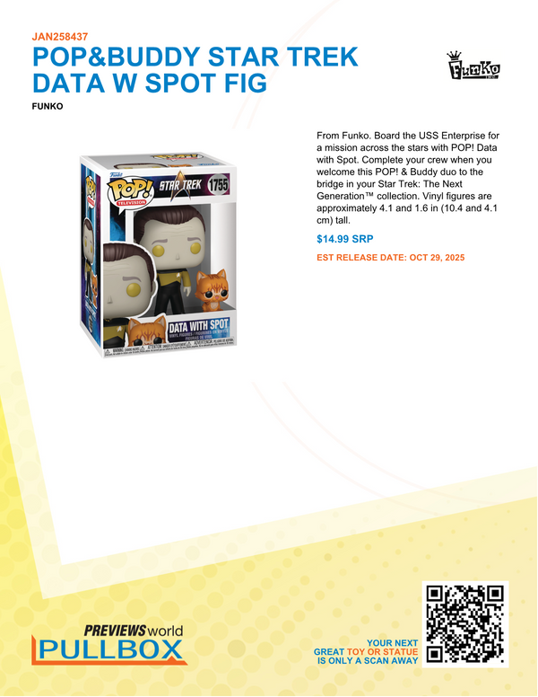 Star Trek Data W Spot
