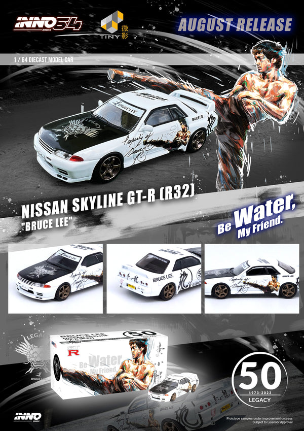 Inno64 x TINY Skyline GT-R's Series Honoring Bruce Lee's 50th Anniversary 1:64