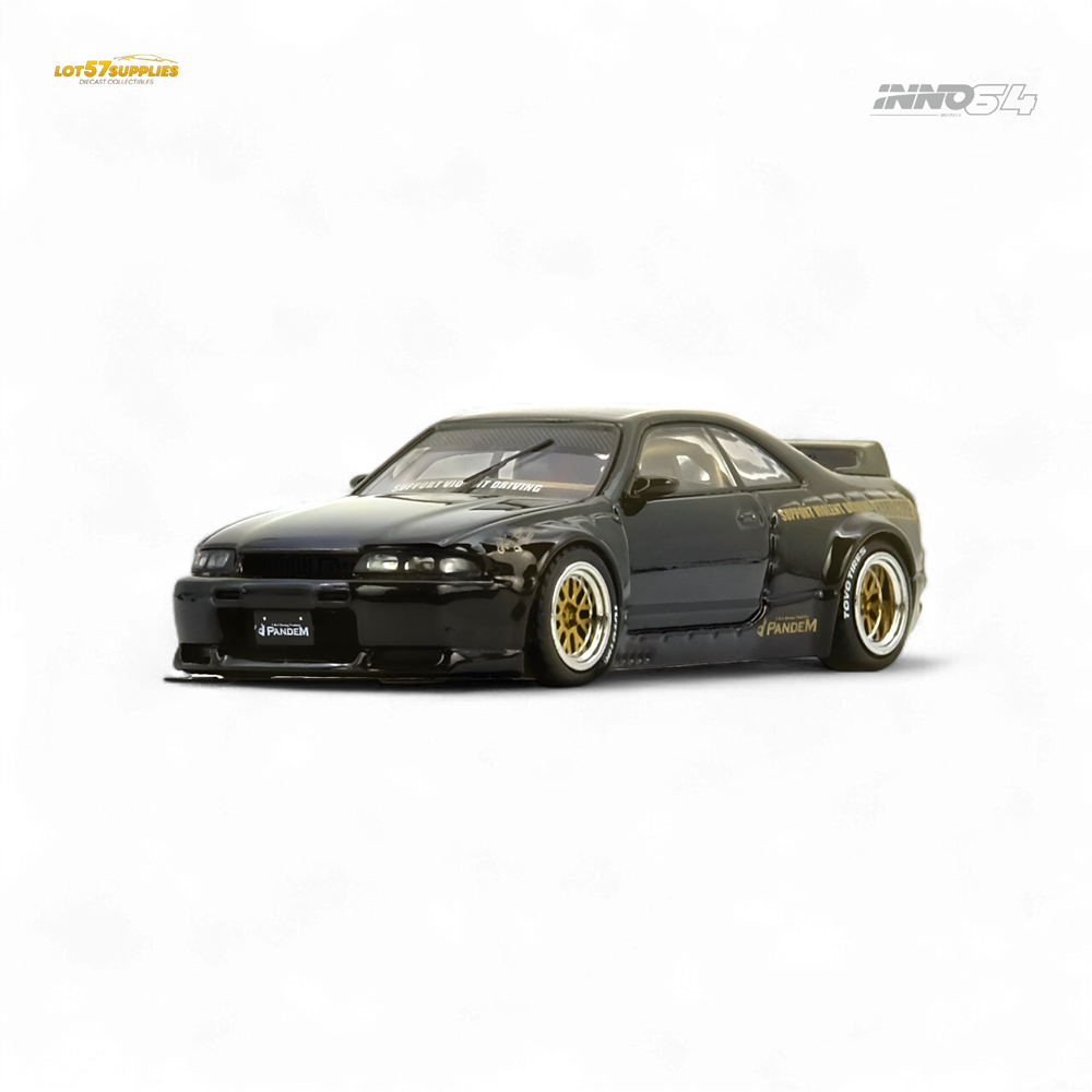 (Pre-Order) inno64 PANDEM GT-R (BCNR33) Black 1:64